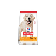 Сухой корм Hill's Science Plan Adult Light Large Breed для собак, с курицей, 14 кг