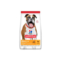 Hills Canine Adult Light Medium - сухой корм для взрослых собак склонных к лишнему весу/с курицей - 14 кг