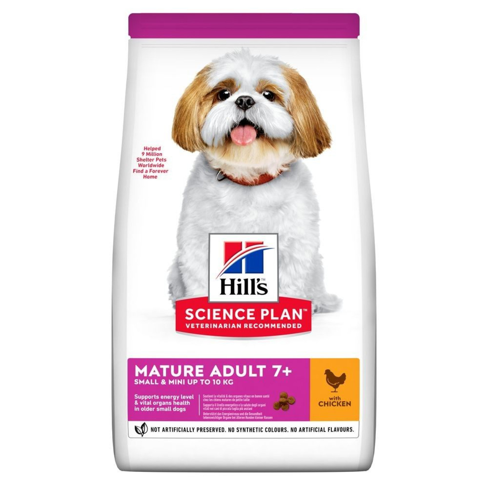 Hills SCIENCE PLAN Mature Adult 7+ Small & Mini сухой корм для пожилых собак мини пород, с курицей - 3 кг