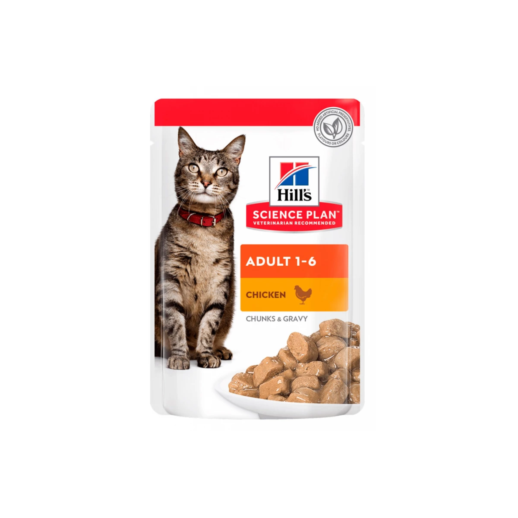 Влажный корм Hill's Хиллс SP Adult для взрослых кошек с курицей, пауч 85 г 12шт