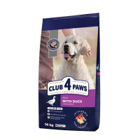 Сухой корм для собак Club 4 Paws Premium 14 кг - утка