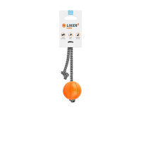 Игрушка для собак Liker Cord Мячик с веревкой 5 см