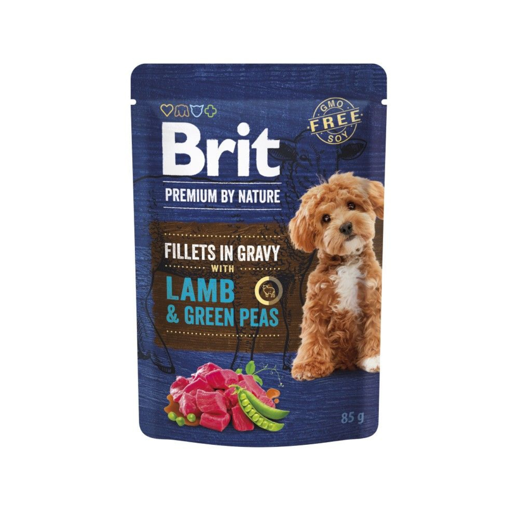 Набір вологого корму для собак Brit Premium By Nature 85 г х 12 шт - асорті