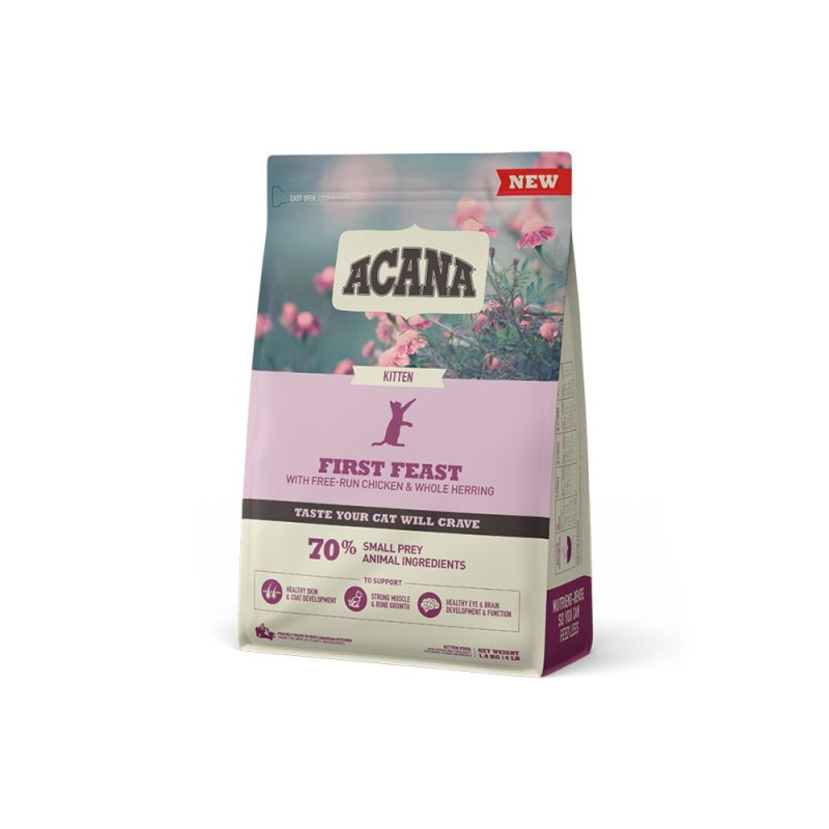 Сухий корм для кошенят Acana First Feast Cat 1,8 кг (курка)