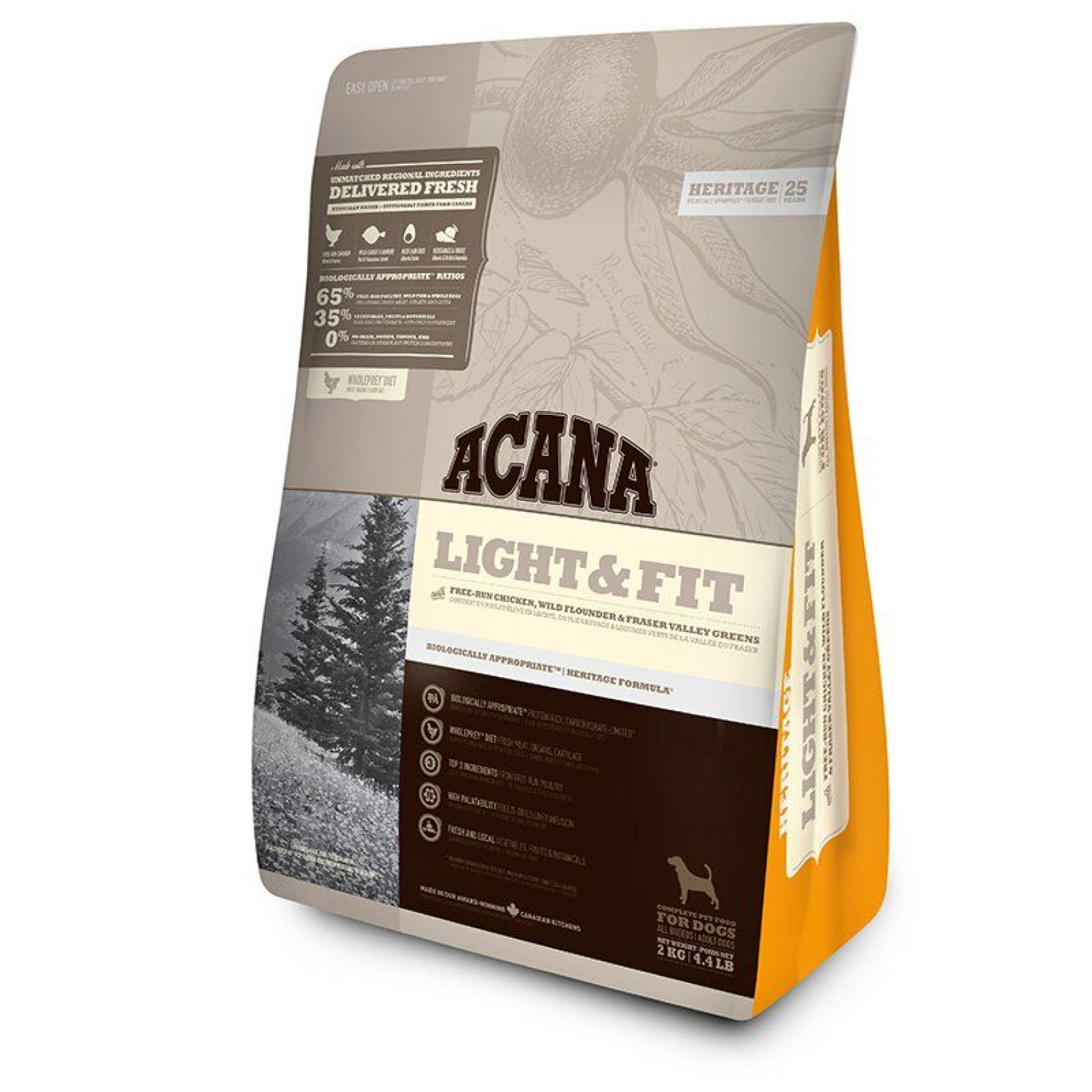 Сухой корм для собак с лишним весом Acana Light & Fit 6 кг (ассорти)