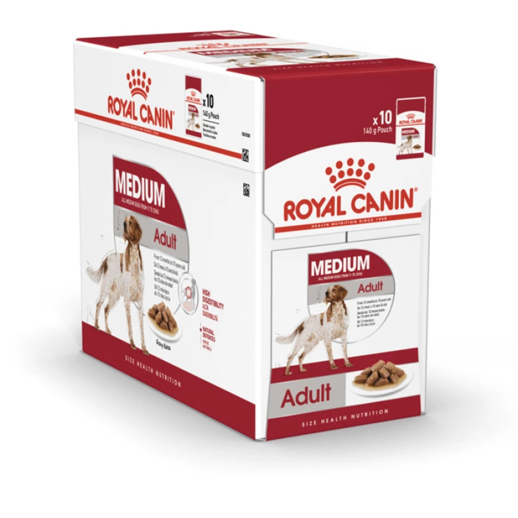 Купити Вологий корм для дорослих собак ROYAL CANIN MEDIUM ADULT 140 г x 10 шт.