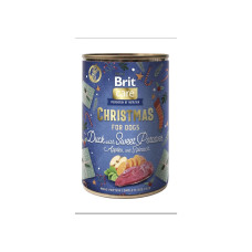 Влажный корм для собак Brit Mono Protein Christmas Duck д/собак різдвяна вечеря качка 400 г