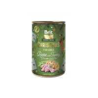 Корм вологий Brit Christmas Rabbit д/собак різдвяна вечеря кролик 400 г