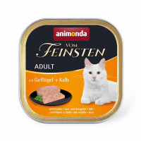 Влажный корм для кошек Animonda Vom Feinsten Adult 100 г - домашняя птица и телятина