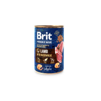 Влажный корм для собак Brit Premium By Nature 400 г - ягненок