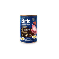 Вологий корм для цуценят Brit Premium By Nature 800 г - індичка