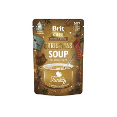 Корм вологий Brit Care Christmas Turkey Soup д/котів різдвяний суп з індичкою 75 г