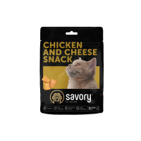 Лакомство для кошек Savory Snack Chicken and Cheese 180 г (подушечки с курицей и сыром)
