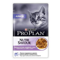 Вологий корм Purina Pro Plan Nutriravour Junior для котят, з індейкою 85g*26шт