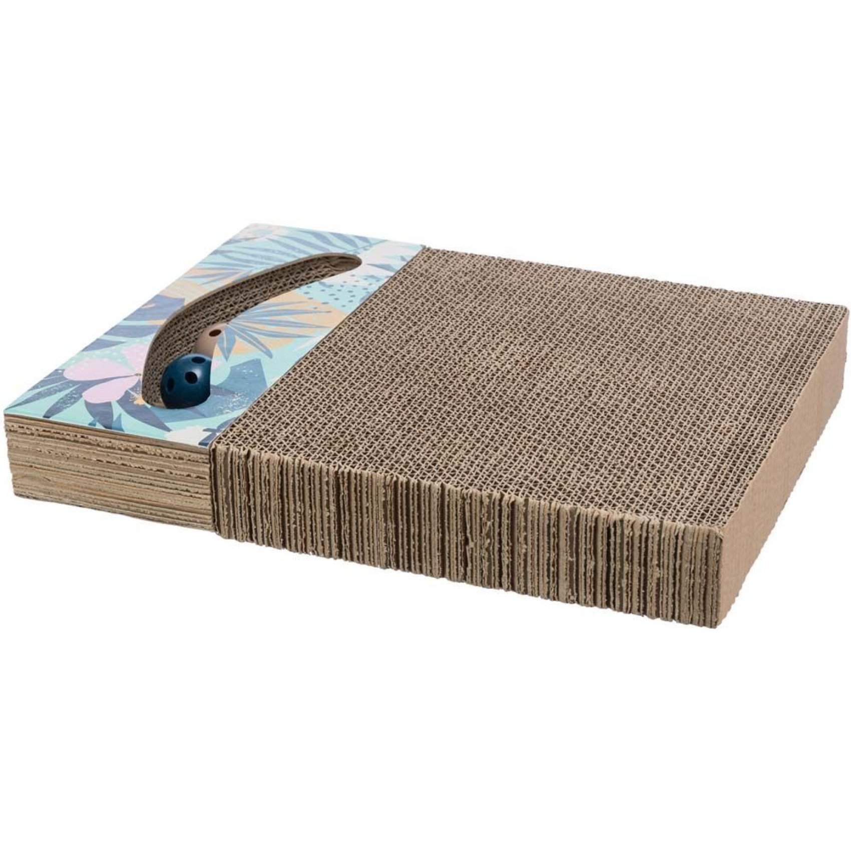 Кігтеточка Trixie з двома кульками та котячою м'ятою 38×5×30 см