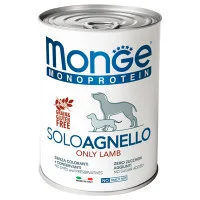 Консерва для собак Monge Dog Solo 100% Ягня 400 г